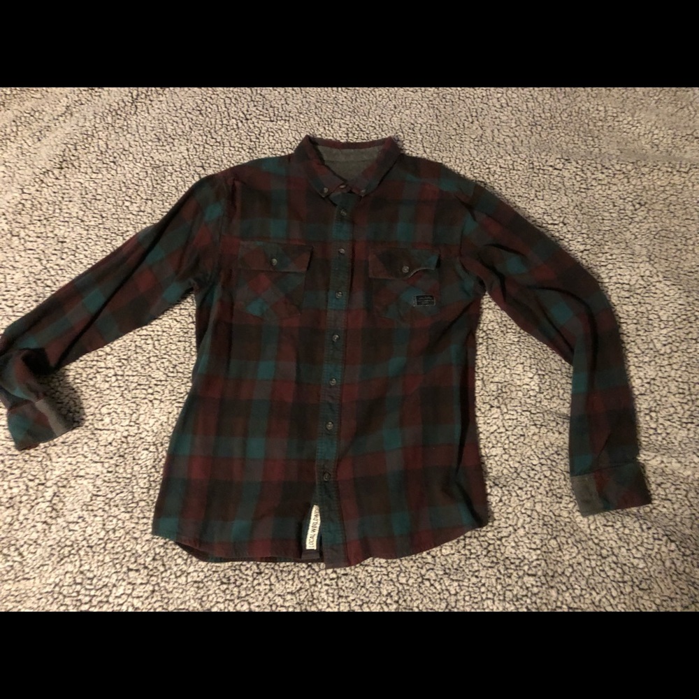 Kavu flannel shirt,  size large